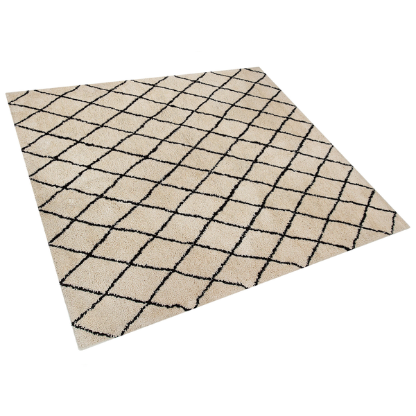 Teppich MIDYAT Beige 200 x 200 cm