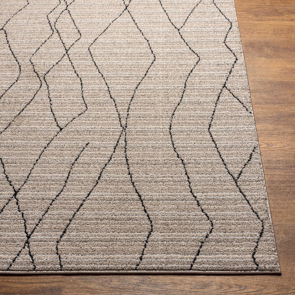 Etnhischer Berber Teppich Grau/Beige 200x275 cm GRETA