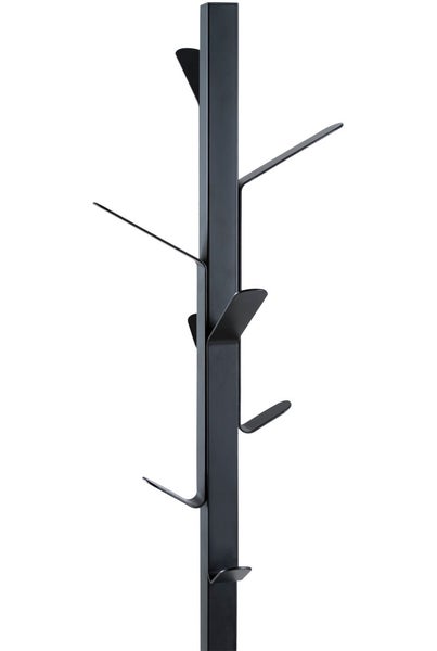 Vinston Garderobeständer in Metall schwarz lackiert 50 X 50 X 180 cm