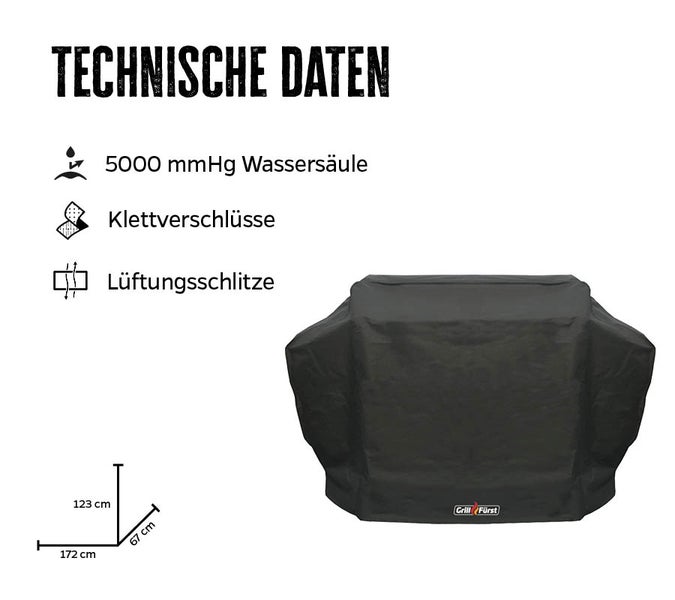 Grillfürst Abdeckhaube / Schutzhülle für Grillfürst G310 / S330