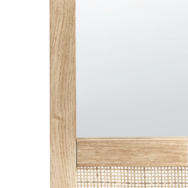 Wandspiegel ROSELL 60 cm 60 cm Hellbraun