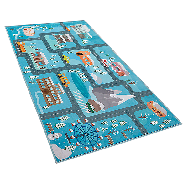 Kinderteppich KIGI Blau 80 x 150 cm