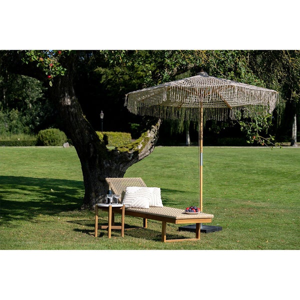 Martos Parasole Häkel Ø250cm beige. 250 X 250 X 255 cm