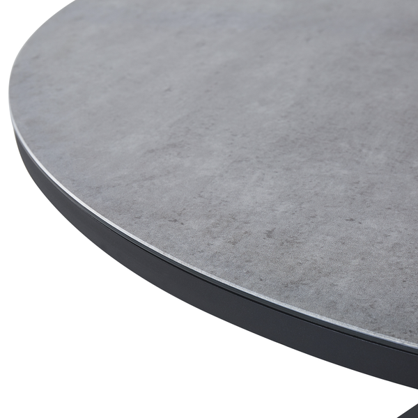 Gartentisch MALETTO 120 cm 120 cm Glas Grau