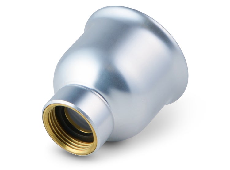 Rosette aus Metall für Sanitärinstallationen