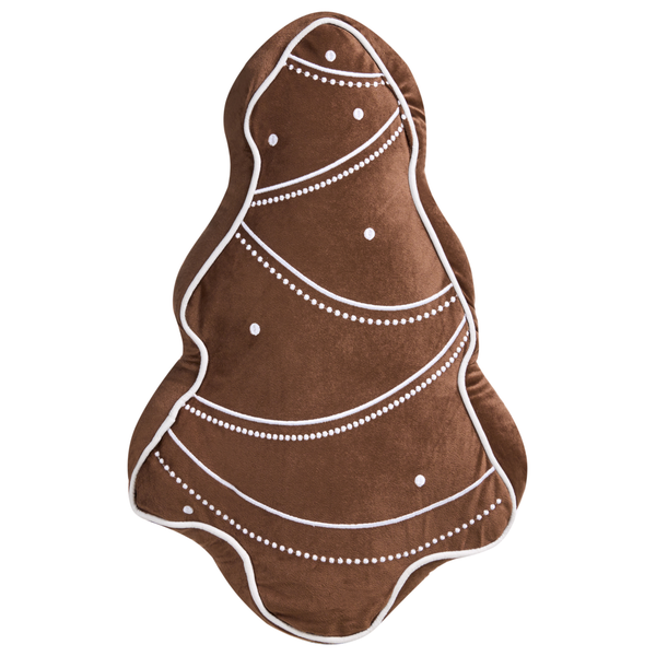 Kissen in Form eines Lebkuchenbaums