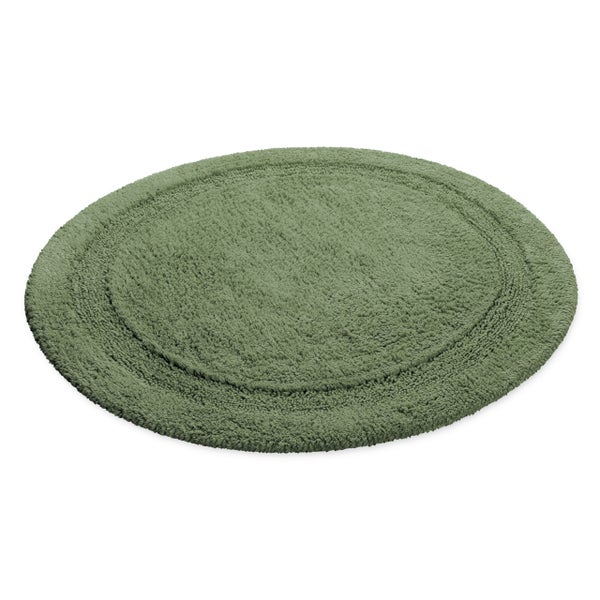 Strukturierte Badematte in Anthrazit mit einem geschwungenen Muster aus weichem Material.