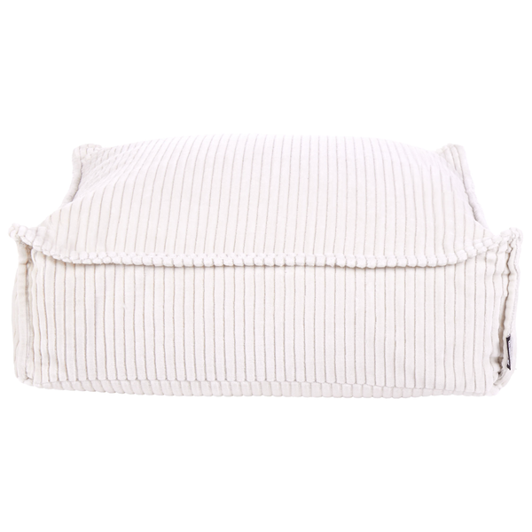 Pouf ALLOZAI Samtstoff Hellbeige