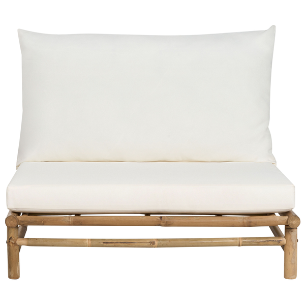 Bambus Gartensessel mit Kissen