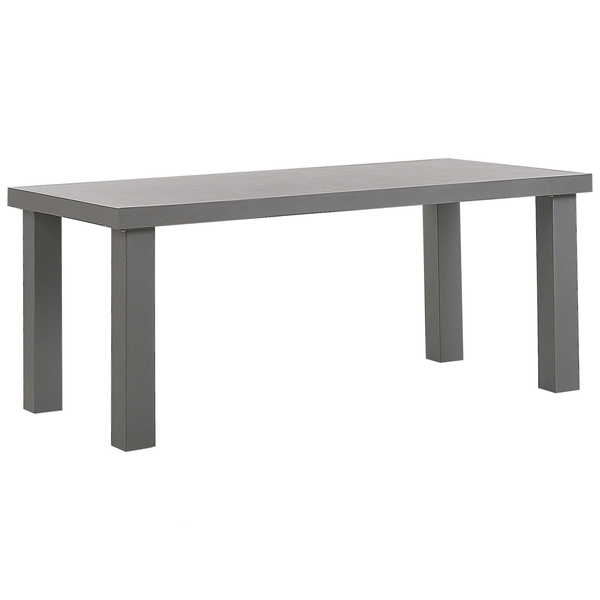 Gartenmöbel Set mit Bänken und Hockern 6-Sitzer TARANTO Beton Grau