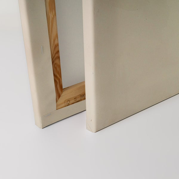 Keilrahmen mit Leinwandbezug und Holzrahmen