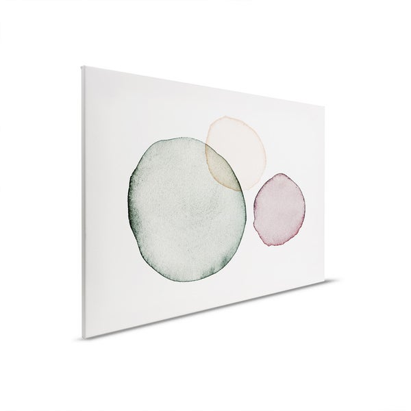 Leinwandbild mit abstrakten Kreisen