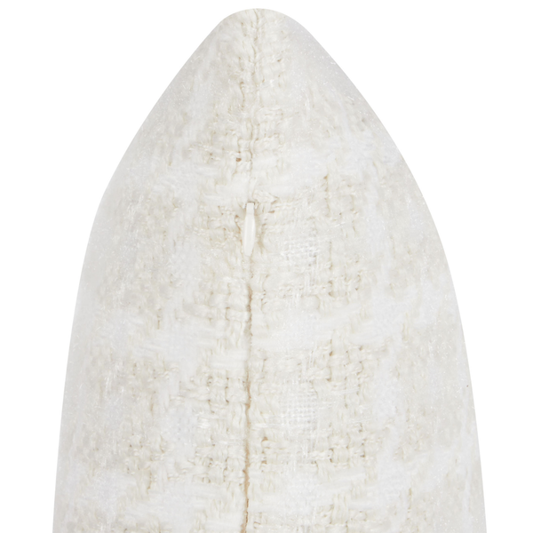Dekokissen 2er Set DOURIS 45 x 45 cm Hellbeige Kariertes Muster