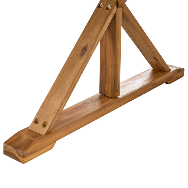 Gartentisch CALABRITTO 90 cm 180 cm Akazienholz Braun