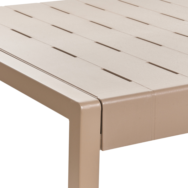 Gartentisch BARTICA 154 cm 84 cm Braun