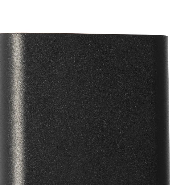 Moderne Wandleuchte schwarz inkl. LED IP54 quadratisch - Evi
