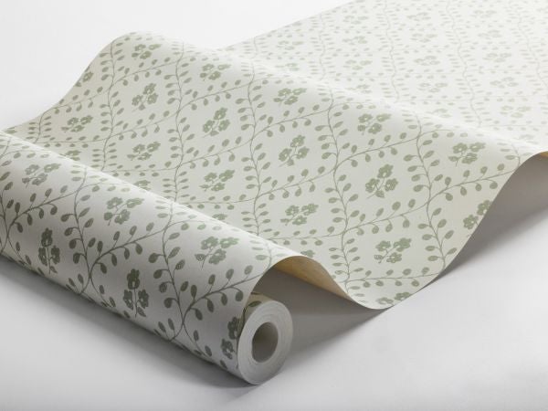 Borastapeter Tapete Blumen Grün - 53 cm x 10.05 m - 662576