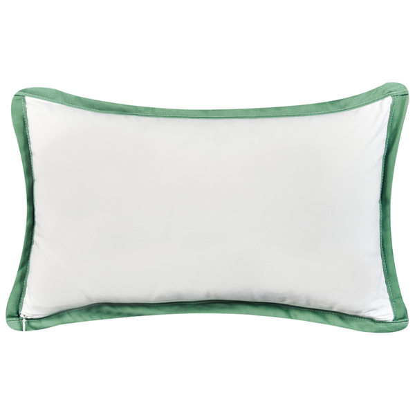 Gartenkissen 2er Set MEADOW Pflanzenmuster 30 x 50 cm Grün