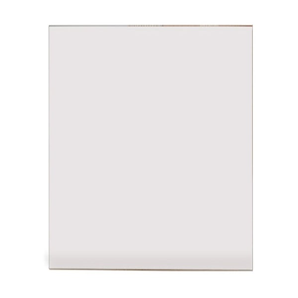 Transparente rechteckige Kunststoffplatte aus Acrylglas für Bauprojekte und Bastelarbeiten.