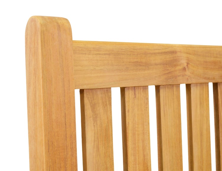 Teak Gartenbank 150 cm Holzbank massiv 3-Sitzer