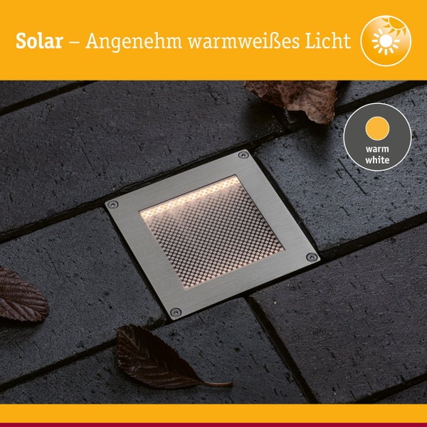 Solar Hausnummer 1 mit integrierter LED Beleuchtung zur Wandmontage