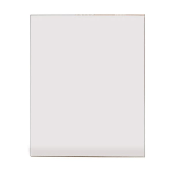Rechteckige transparente Kunststoffplatte aus Acrylglas oder Polycarbonat für Heimwerker.