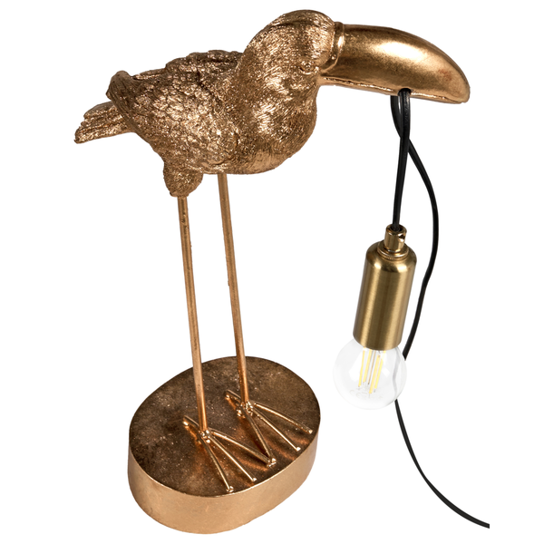 Tischlampe Tukan ARACARI Gold