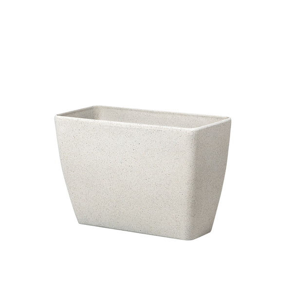 Set mit 2 Blumentöpfen BARIS Stein 60 cm Beige