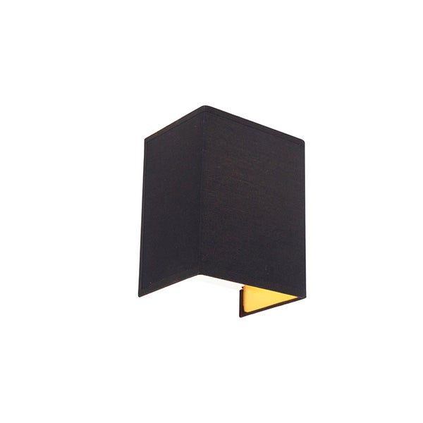 Moderne Wandleuchte schwarz und gold - Vete