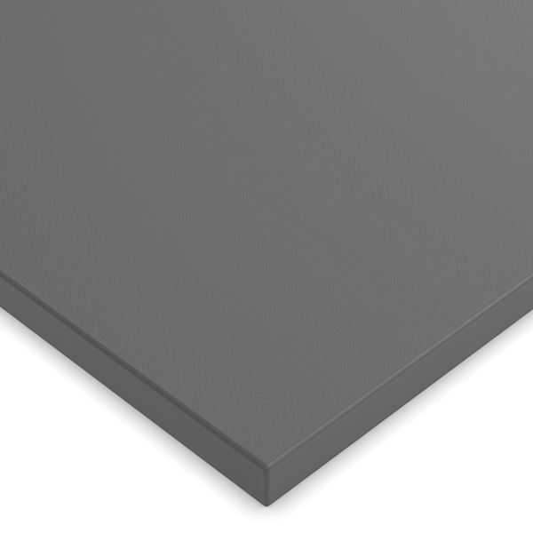 Graue Arbeitsplatte im Detail