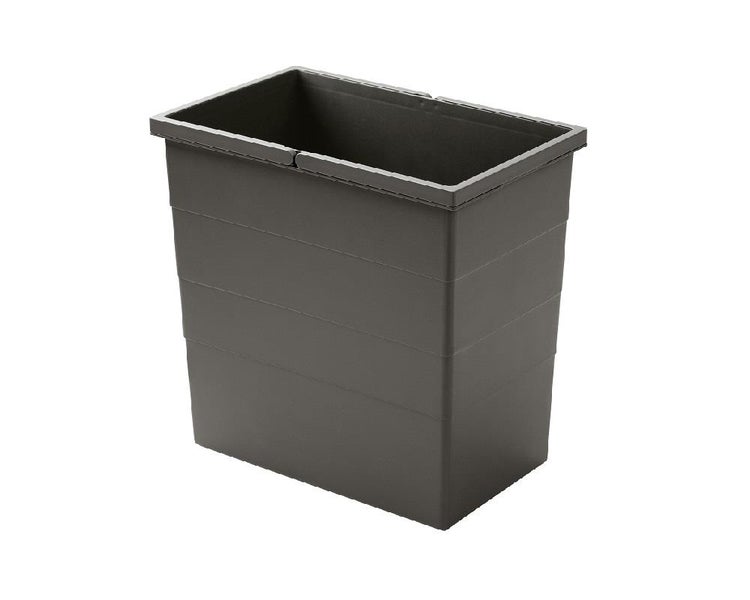 Rechteckiger Mülleimer aus Kunststoff für Mülltrennsysteme.
