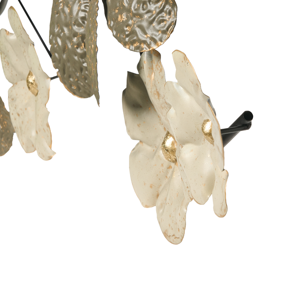 Gartensofa mit drei Sitzen und Kissen