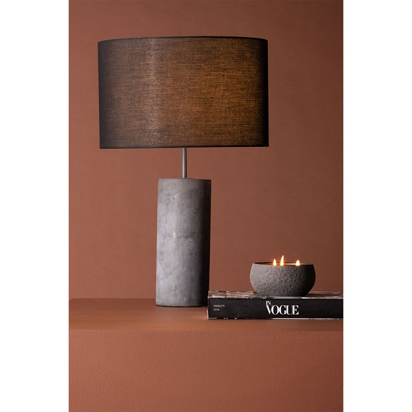 Nancy Beleuchtung Tischlampe 40x40x63cm Grau. 40 X 40 X 63 cm