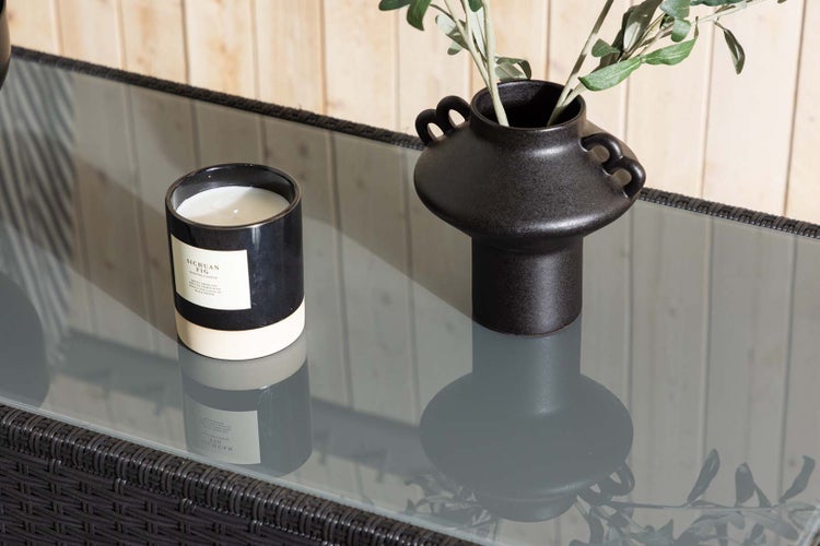 London Gartentisch 50x120cm schwarz. 50 X 120 X 45 cm