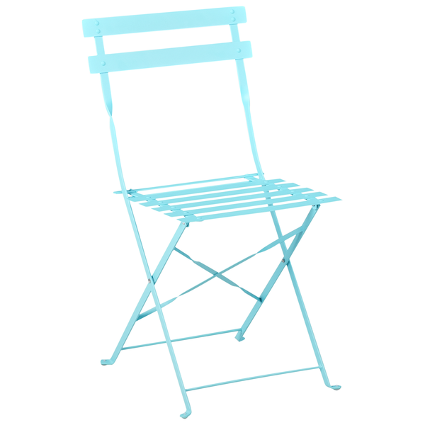 Bistro Set klappbar FIORI Metall Türkis