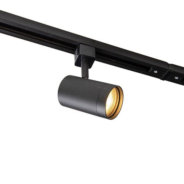Modernes 1-Phasen-Schienensystem mit 14 Spots schwarz - Jeana
