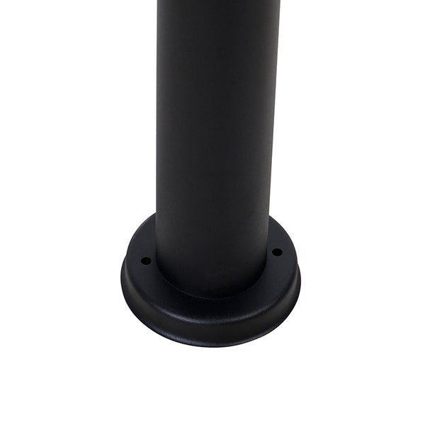 Außenstehleuchte schwarz mit klarer Kugel 100 cm IP44 - Sfera