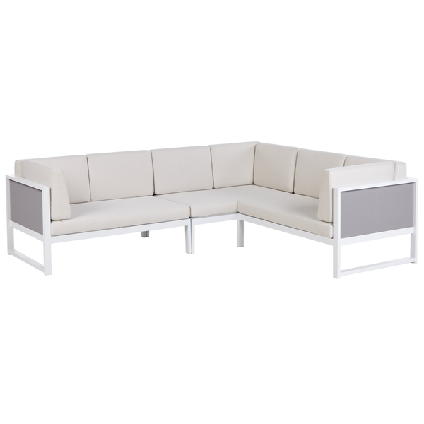 Detailansicht eines Kissens mit Reißverschluss