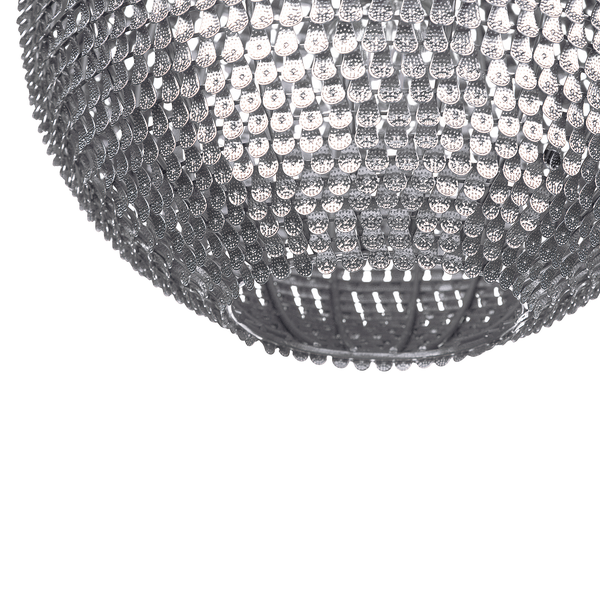 Hängeleuchte SEINE Metall Silber