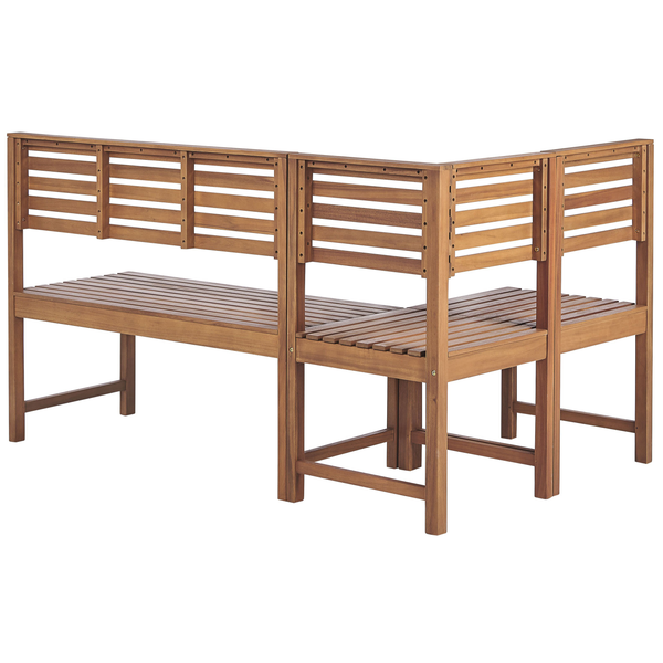 Balkonmöbel Set 4-Sitzer TREIA Akazienholz Braun