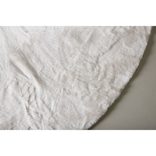 Nina Teppich Ø200cm Weiß. 200 X 200 X 2 cm