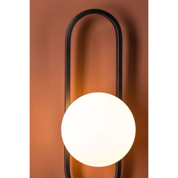 Alpes Beleuchtung Wandlampe 15x19x40cm schwarz. 19 X 15 X 40 cm