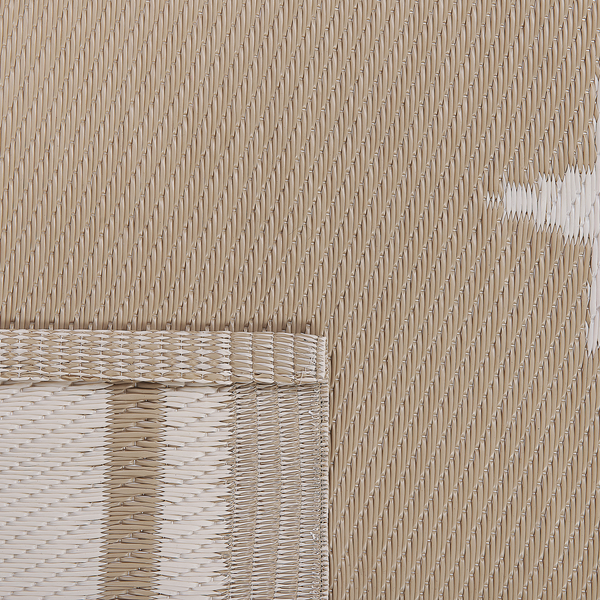 Outdoorteppich LATUR Sandbeige 120 x 180 cm