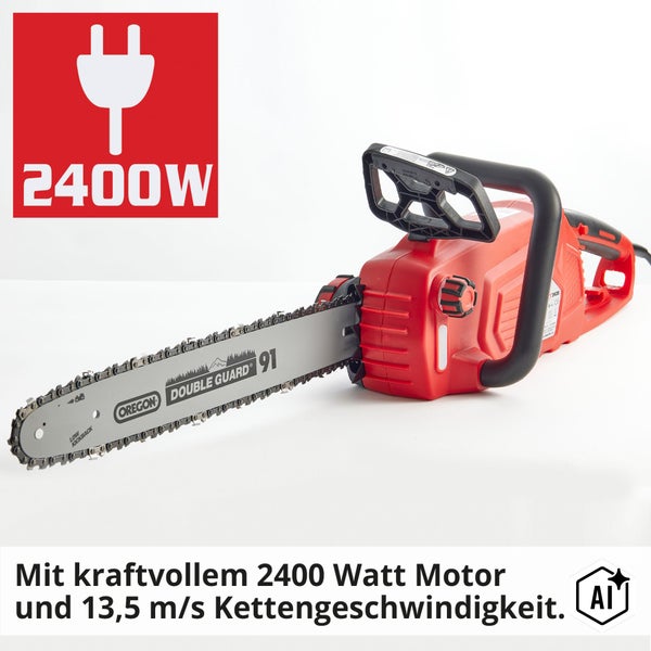 Kettensägeschwert Oregon Double Guard 91 mit Sägekette für Kettensäge