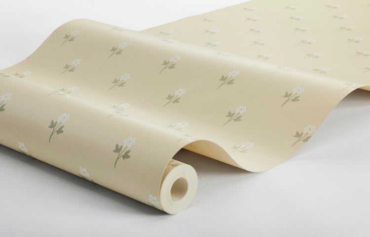 Borastapeter Tapete Blumen Gelb - 53 cm x 10.05 m - 662691