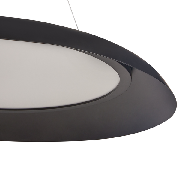 LED-Hängeleuchte aus Metall Schwarz SURKO