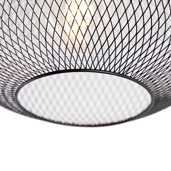Moderne schwarze Deckenleuchte - Bliss Mesh