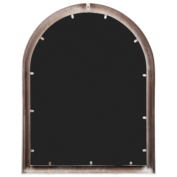 Wandspiegel EMBRY 69 cm 88 cm Metall Beige