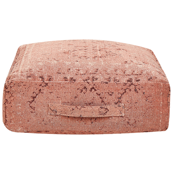 Quadratischer Pouf mit Tragegriff