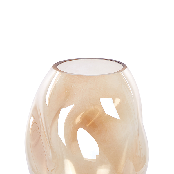Blumenvase GERAKINI Glas 20 cm Orange